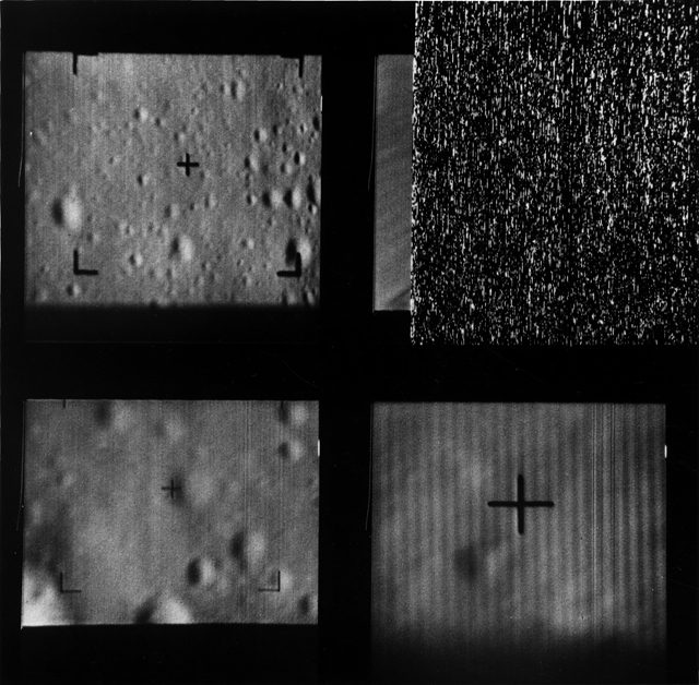 Photos taken by Ranger on 20 February 1965 from the altitude of 1,2 km.
