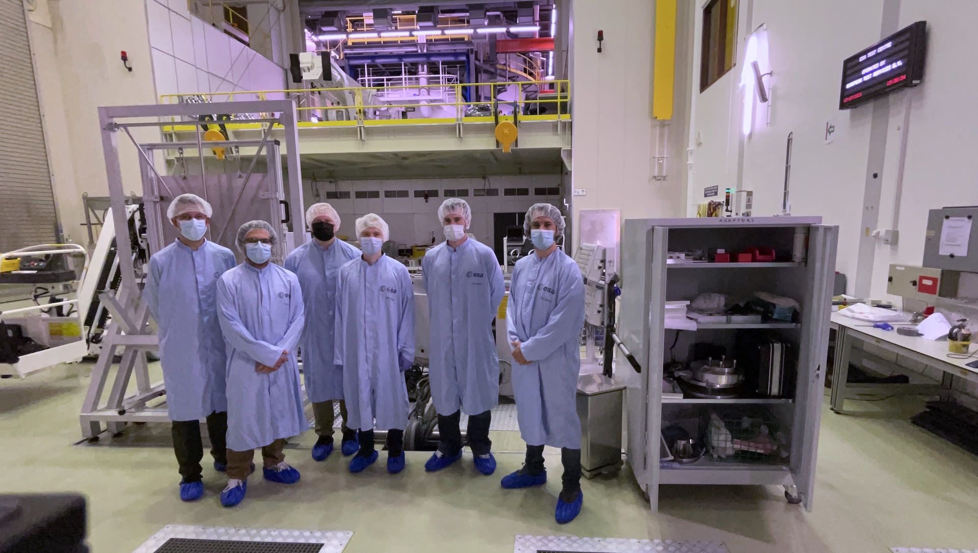 Arctic Astronautics, Huld and ESA teams at ESTEC in July 2021.