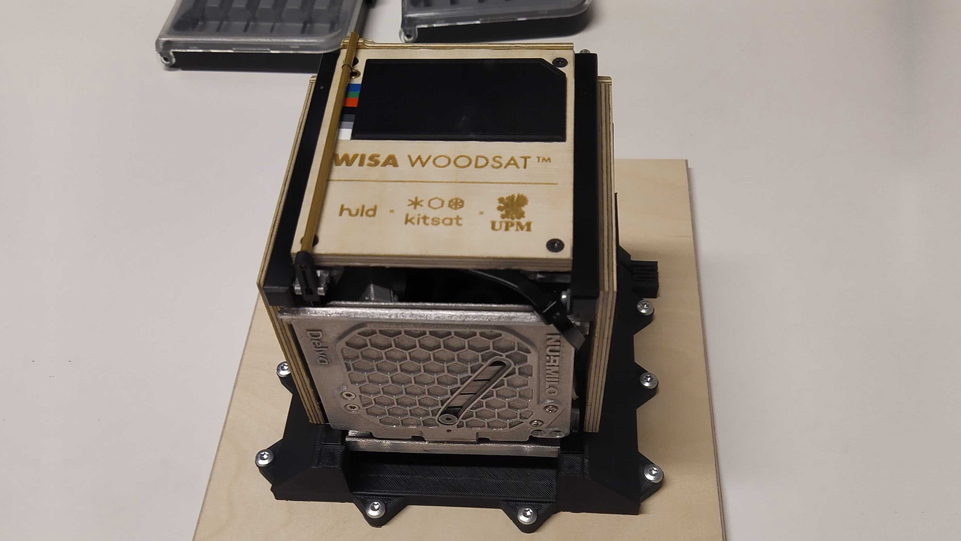 WISA Woodsat in Jyväskylä for inspections