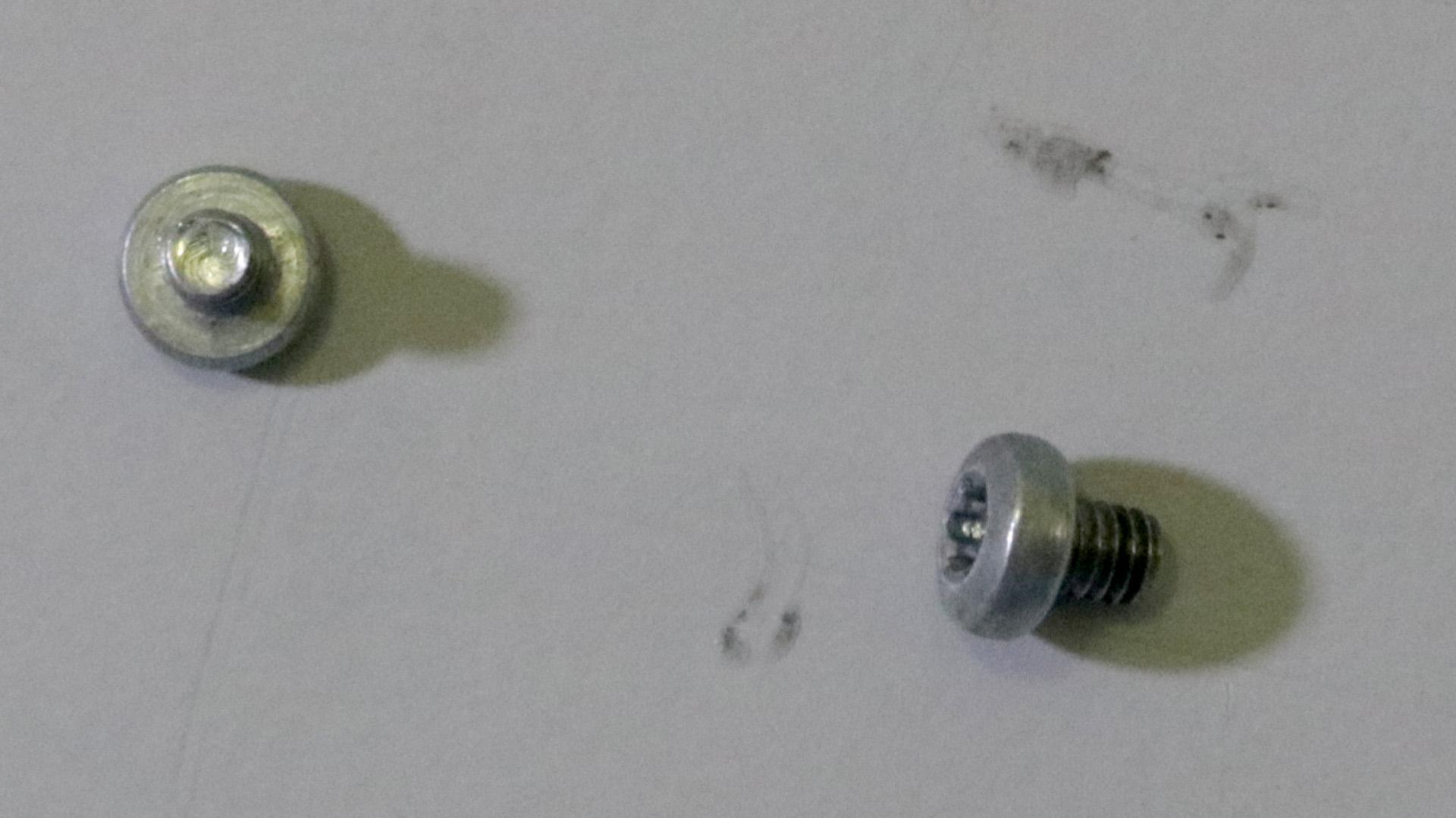 Two screws
