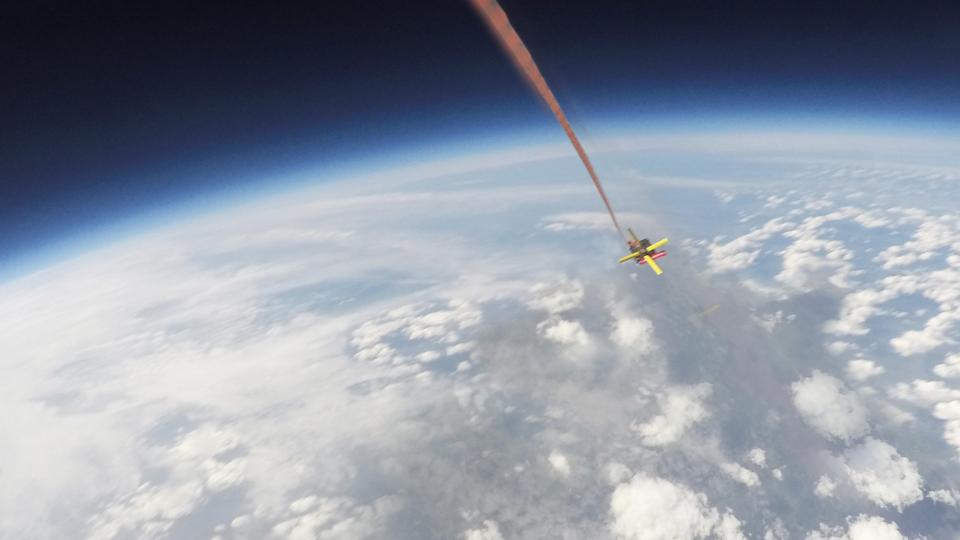 Kitsat in stratosphere