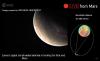Screen capture from the first-ever livestream from Mars
